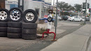 Tire Statue