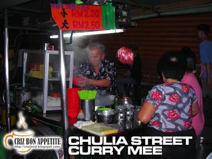 Street mee chulia curry Penang Cecil