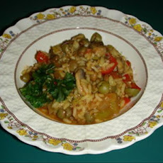 Brown Rice and Pigeon Peas (Arroz Con Gandules)