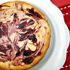 Raspberry Swirl Cheesecake
