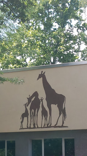 Giraffen Wandgemälde