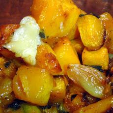 Roast Butternut Squash With Maple Syrup and Ginger