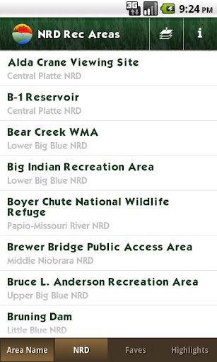 NRD Outdoor Recreation Areas