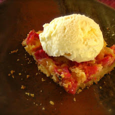 My Mom's Rhubarb Custard Pie