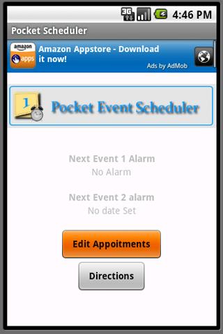 Pocket Event Schedule