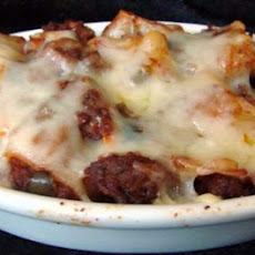 Baked Penne With Meat Sauce
