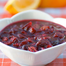 Cranberry, Pineapple, and Walnut Relish