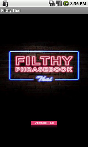 Filthy Phrasebook Thai