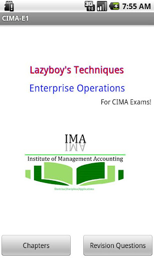 Enterprise Operations CIMA E1