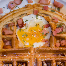 Egg in a Waffle