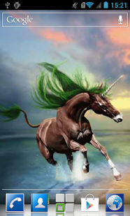 download Unicorn with green mane free