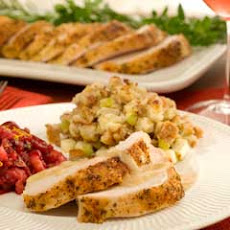 Parmesan-sage Roasted Turkey Breast With Sage Gravy