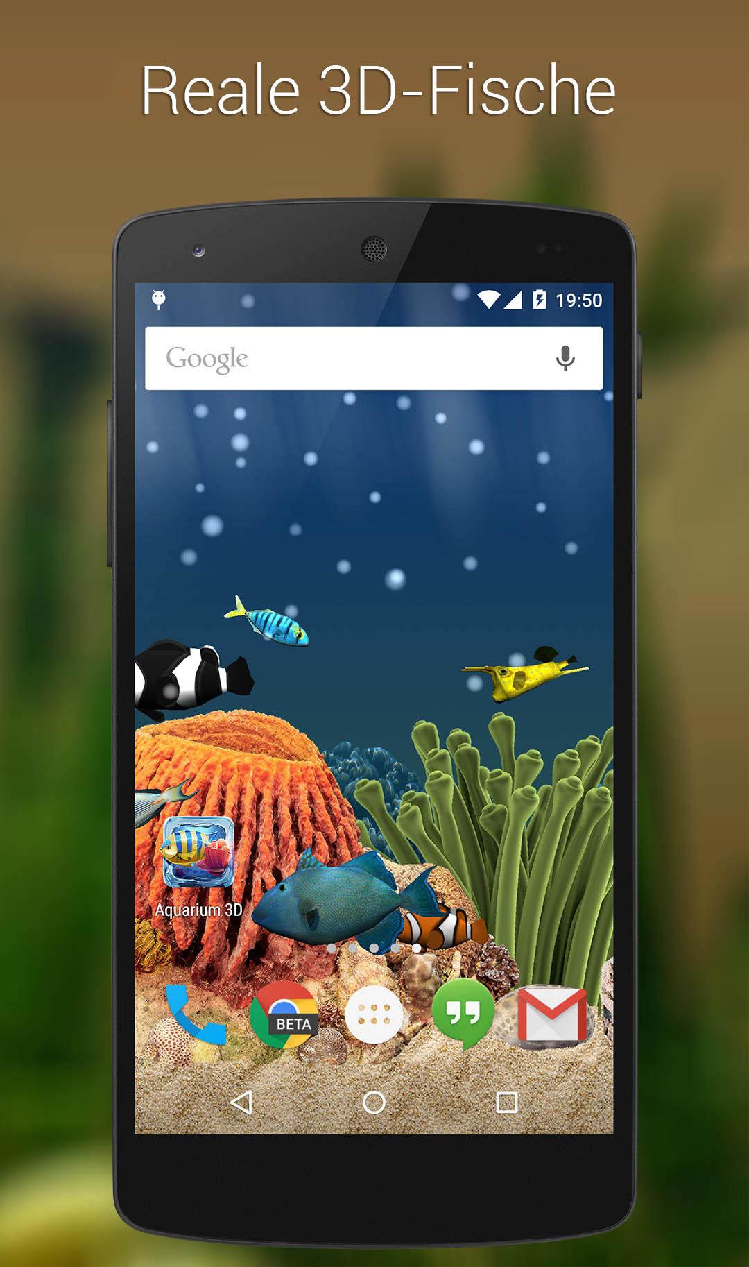Android application Aquarium Live Wallpaper Pro screenshort
