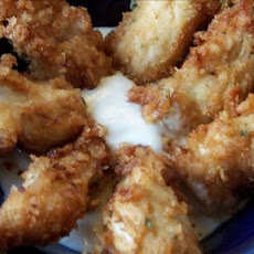 Caesar Crusted Crispy Chicken Strips