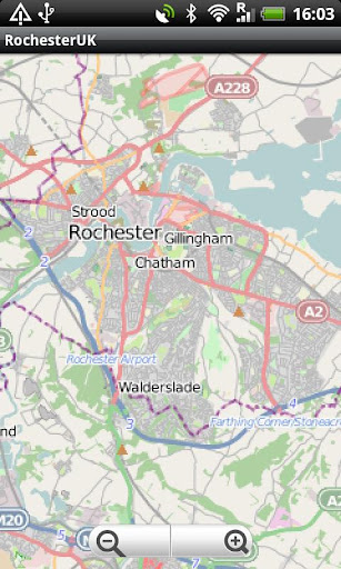 Rochester UK Street Map