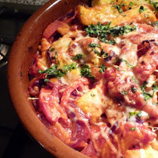 Polenta Squares With Salmon