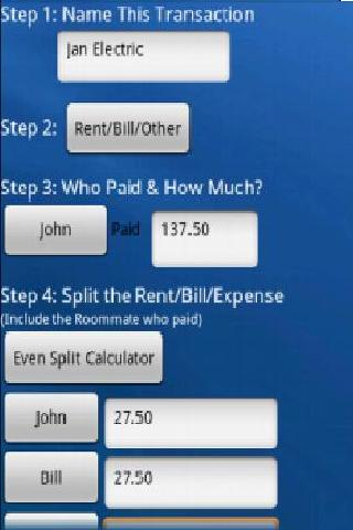 Roommate Expense Tracker