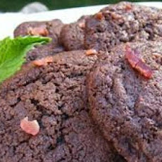 Chocolate-Chocolate Chip Bacon Cookies