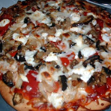 Pizza (Cpk Inspired) Goat Cheese, Roasted Red Pepper