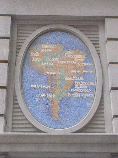 Mapa Sul América 
