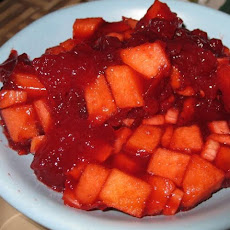 Cran-Raspberry Waldorf Salad