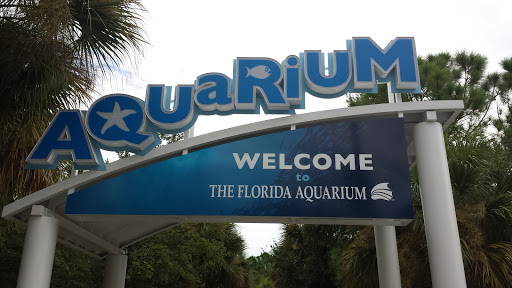 Welcome Sign to the Florida Aquarium