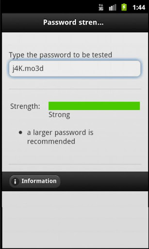 Password strength