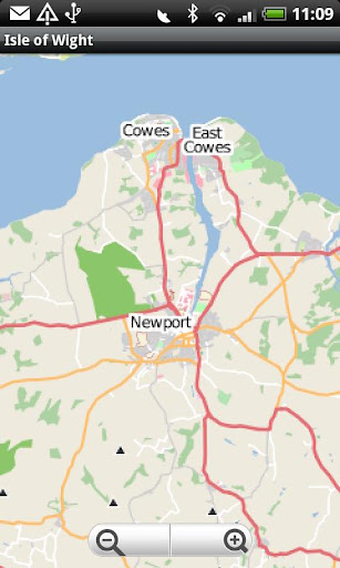 Isle of Wight Street Map