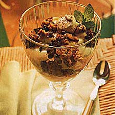 Baileys Pudding Parfaits with Oatmeal-Walnut Crunch