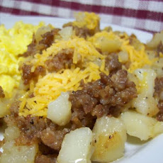 Potatoes and Sausage Skillet Fry