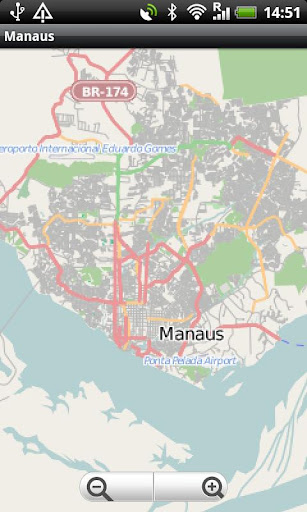 Manaus Street Map