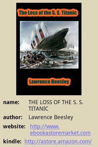 The Loss of the S. S. Titanic