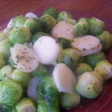 Brussels Sprouts & Water Chestnuts