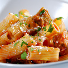 Online Round 2 Recipe - Crispy Eggplant and Pasta