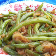 Fresh Green Beans With Caramelized Vidalia Onions