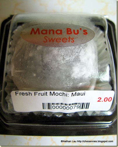 Mana Bu's fresh whole strawberry mochi