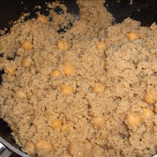 Indian Spiced Whole Wheat Couscous With Chickpeas
