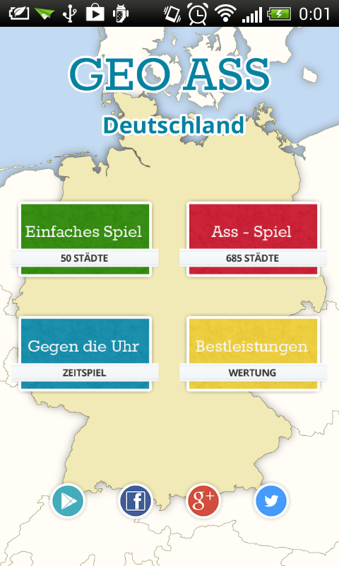 Android application Geo Ass Deutschland screenshort