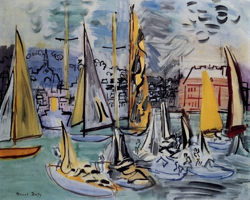 SailBoatsInThePortOfDeauville_1935_NC