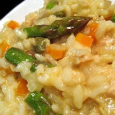 Vegetable Risotto With Smoked Mozzarella