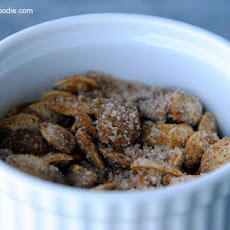 Spicy caramelized roasted pumpkin seeds