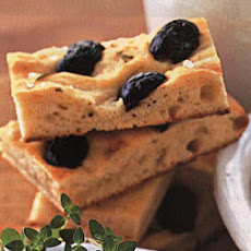 Rosemary Focaccia with Olives