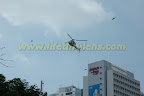 police assessing situation. that is a eagle, i think!