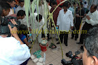 Samy adjusting the pot Samy adjusting the pot