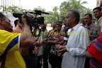 some guy talking to foreign media