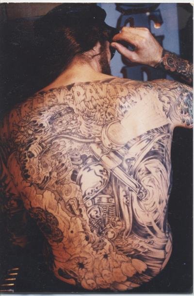 full body tattoo. The lower back tattoo became the “tramp stamp” as almost