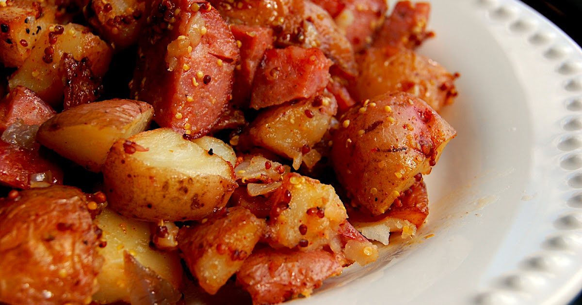 Savory Spicy Sweet French Quarter Potatoes with Andouille