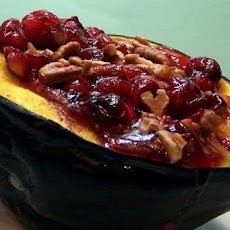 Cranberry Stuffed Acorn Squash