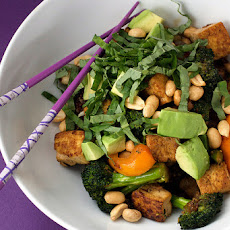 Cast Iron Stir-Fry With Avocado, Basil & Peanuts