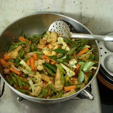 Dadi's Cauliflower, Carrot, And Green Bean Coconut Stew